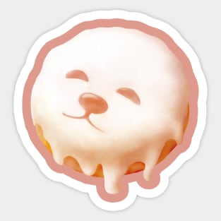 Smile Dog Donut Sticker
